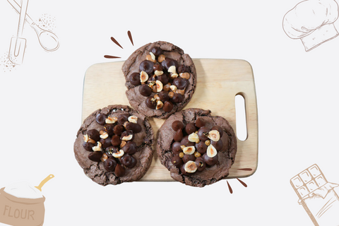 Chocolate Hazelnut Nutella Cookies