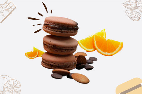 Chocolate & Orange Marmalade Macarons