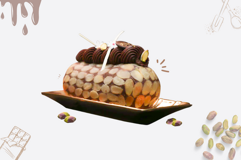 Almond & Pistachio Molten Cake