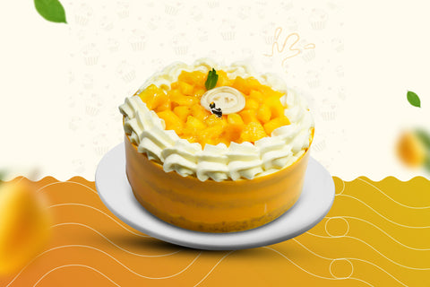 Mango Vanilla Gateaux Cake